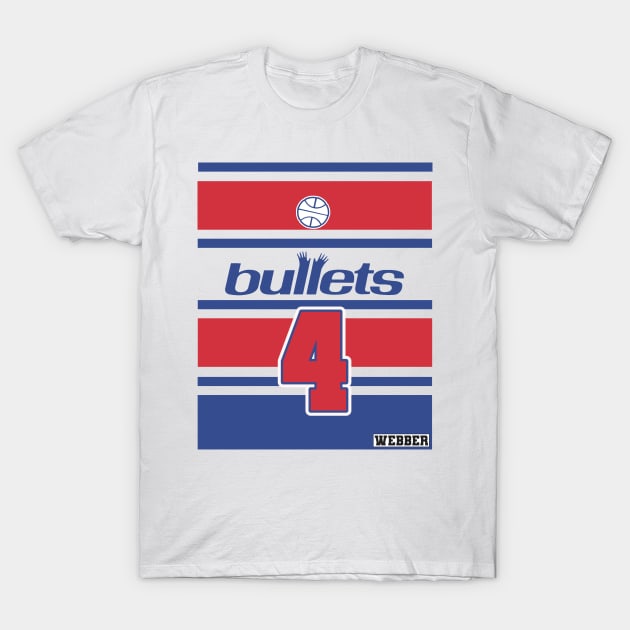 Chris Webber Retro Style Bullets Throwback Jersey